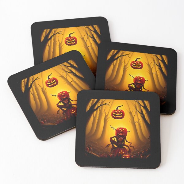 Item preview, Pumpkin Head Monster Halloween Woods  designed and sold by WoodburyLake.