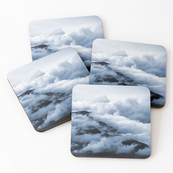 Item preview, Dramatic Mountains And Clouds In Fantasy Blue Moonlight designed and sold by DEC02.