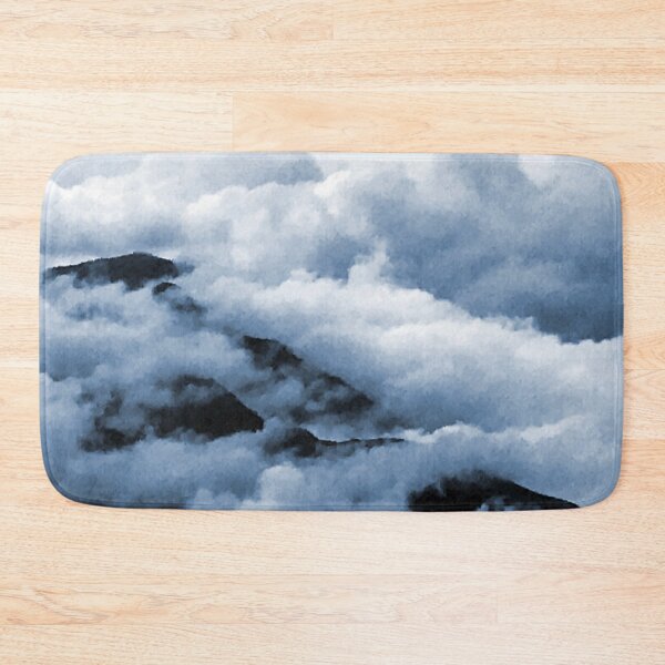Item preview, Dramatic Mountains And Clouds In Fantasy Blue Moonlight designed and sold by DEC02.