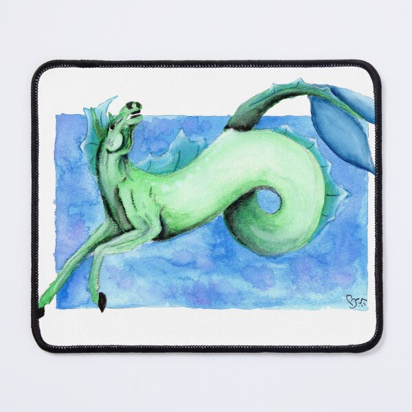 Item preview, Green hippocampus  designed and sold by Griffinfire.