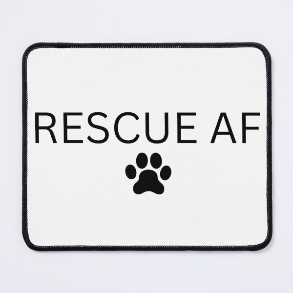 Item preview, Rescue AF - Black Font designed and sold by Jacqueline Howard.