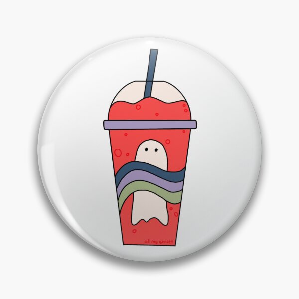 Item preview, "all my ghosts" inspired cherry flavored slushie designed and sold by ttsellsstuff.