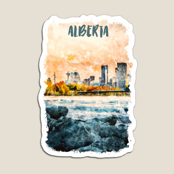 Item preview, Alberta Canada Watercolor designed and sold by buzztop.