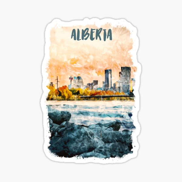 Item preview, Alberta Canada Watercolor designed and sold by buzztop.