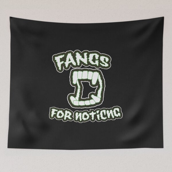 Item preview, Fangs For Noticing | Retro Spooky designed and sold by retroready.