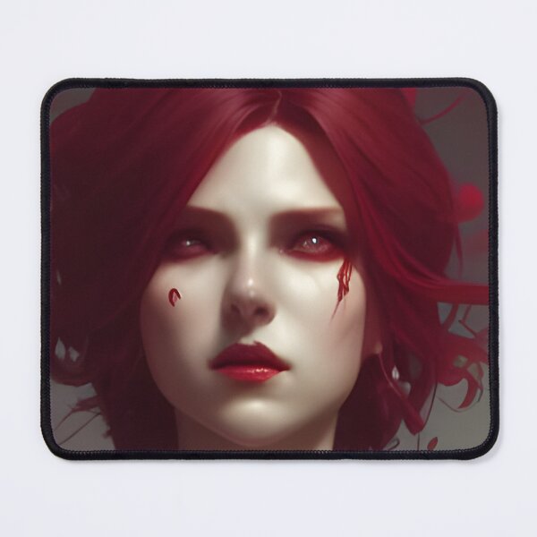 Item preview, Sexy Redhead Vampire Warrior Knight Red Armor Seductress Dark Artwork designed and sold by Eliteijr.