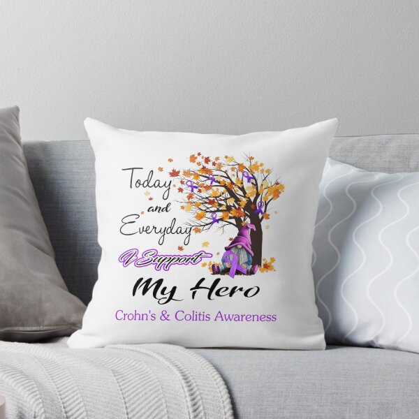 Item preview, Crohn's & Colitis Awareness - Today and Everyday i support My Hero designed and sold by Aaron309.