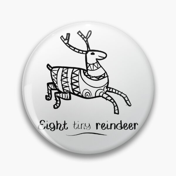 Item preview, Eight Tiny Reindeer designed and sold by Douglas County Public Library.