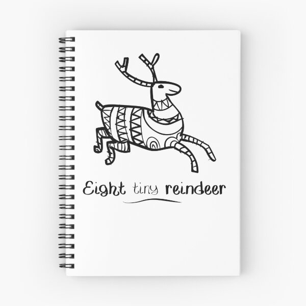 Item preview, Eight Tiny Reindeer designed and sold by Douglas County Public Library.