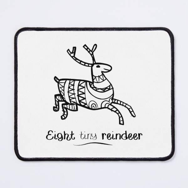 Item preview, Eight Tiny Reindeer designed and sold by Douglas County Public Library.