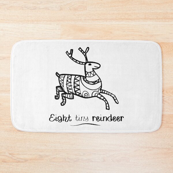 Item preview, Eight Tiny Reindeer designed and sold by Douglas County Public Library.