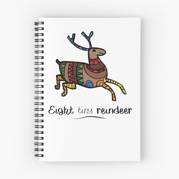 Item preview, Eight Tiny Reindeer in color designed and sold by Douglas County Public Library.