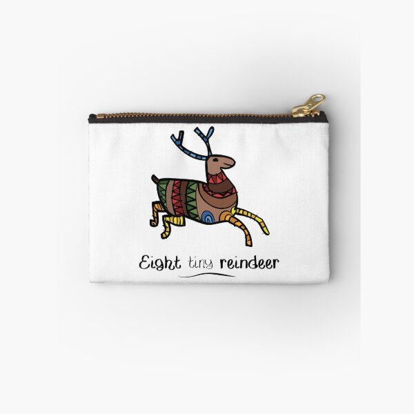 Item preview, Eight Tiny Reindeer in color designed and sold by Douglas County Public Library.