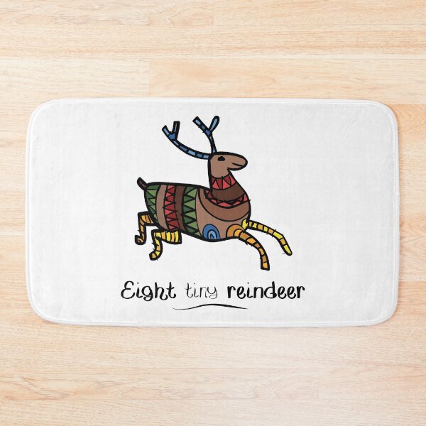 Item preview, Eight Tiny Reindeer in color designed and sold by Douglas County Public Library.