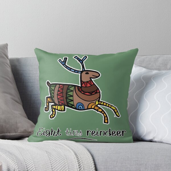 Item preview, Eight Tiny Reindeer in color designed and sold by Douglas County Public Library.