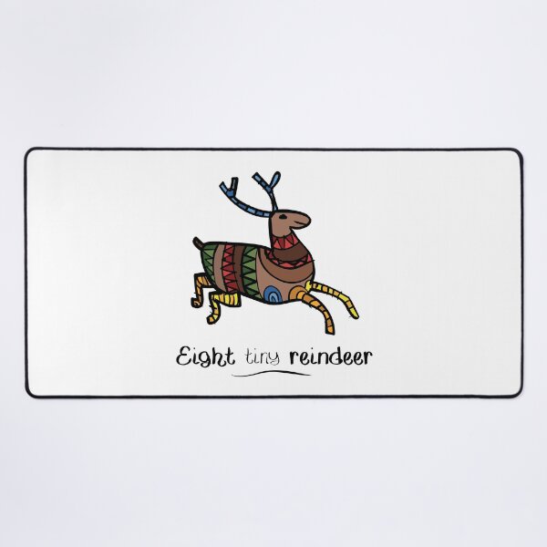 Item preview, Eight Tiny Reindeer in color designed and sold by Douglas County Public Library.