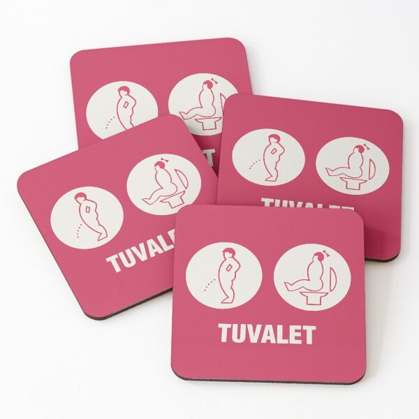 Item preview, Vintage Toilet Sign Tuvalet Bathroom Humor Fun designed and sold by taiche.