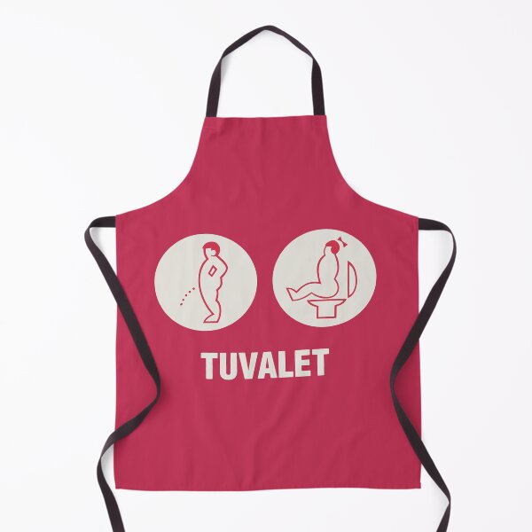 Item preview, Vintage Toilet Sign Tuvalet Bathroom Humor Fun designed and sold by taiche.