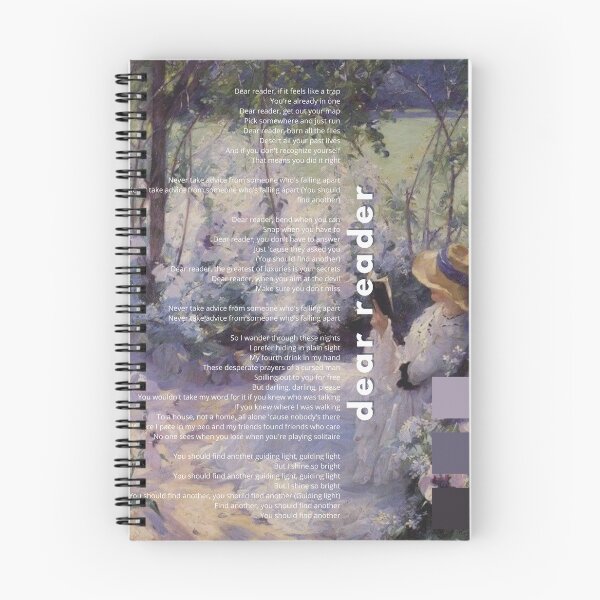 Item preview, Taylor Swift Dear Reader Midnights designed and sold by p20designs.
