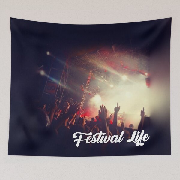 Item preview, Festival life graphic tee 13 designed and sold by krygon.