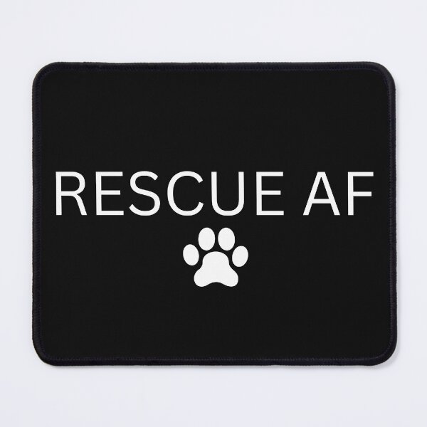 Item preview, Rescue AF - White Font designed and sold by Jacqueline Howard.