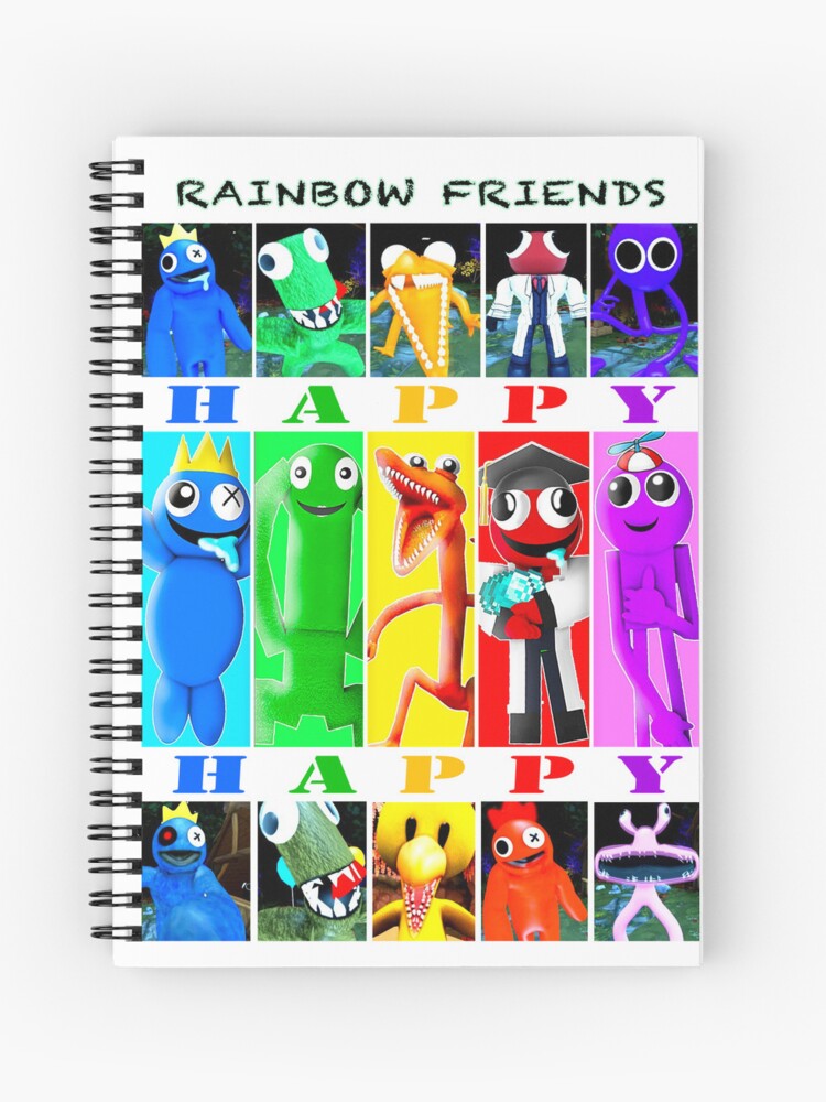 Red Scientist Rainbow Friends | Spiral Notebook
