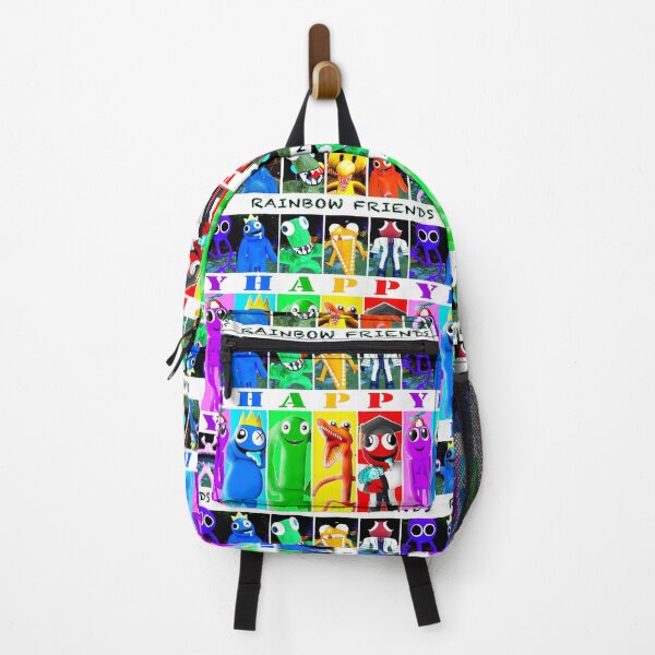 Rainbow Friends Student Backpack Color Large Capacity School Bag