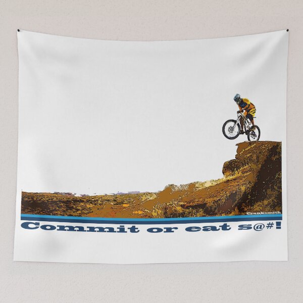 Item preview, Commit or eat s@#! MTB designed and sold by Scottssmith.
