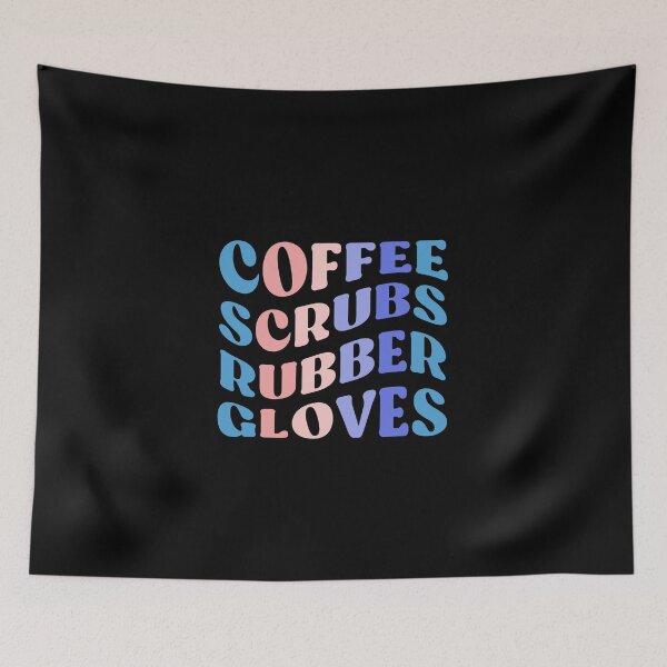 Item preview, Coffee Scrubs And Rubber Gloves designed and sold by InnaPo ⭐⭐⭐⭐⭐.