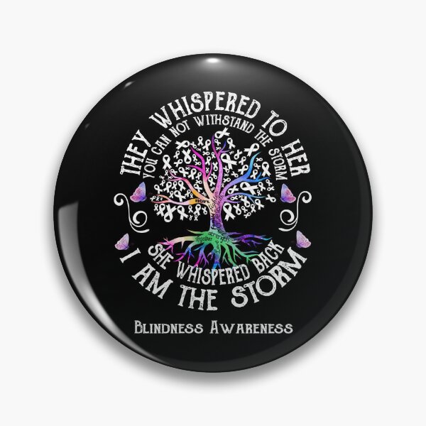 Item preview, Blindness Awareness - Blindness Warrior I Am The Storm designed and sold by RunningShop.