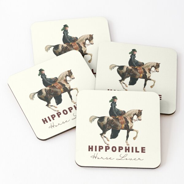 Item preview, Hippophile Horse Lover Fun Dark Academia Equestrian Gift designed and sold by IceCreamMuseum.
