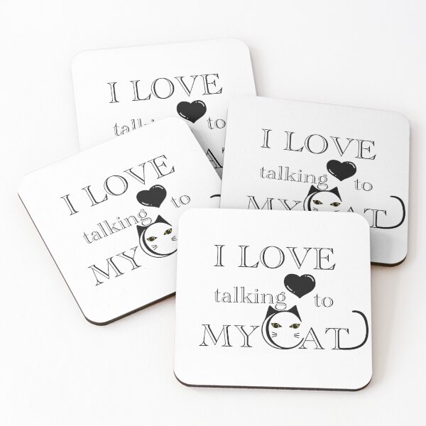 Item preview, I Love Talking To My Cat designed and sold by colorsofcherry.