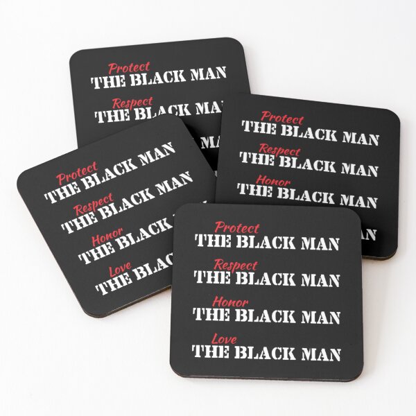 Item preview, Black Man (Wht Text) designed and sold by camboixusoo.