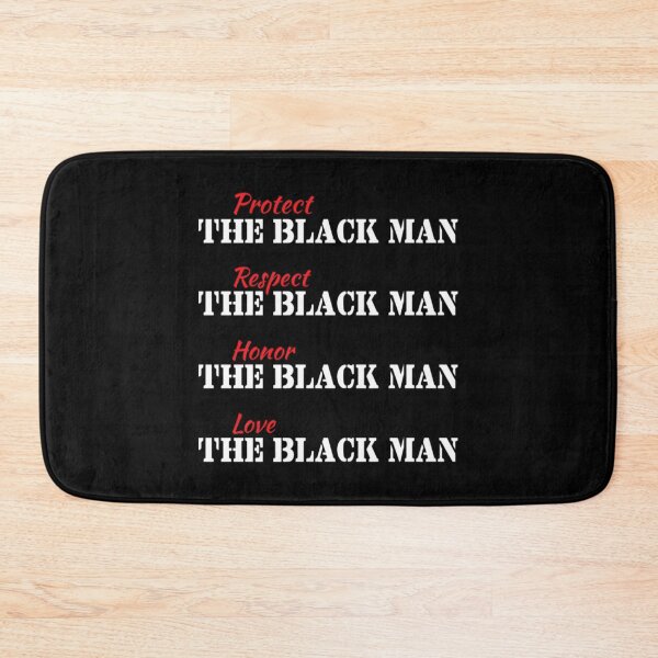 Item preview, Black Man (Wht Text) designed and sold by camboixusoo.