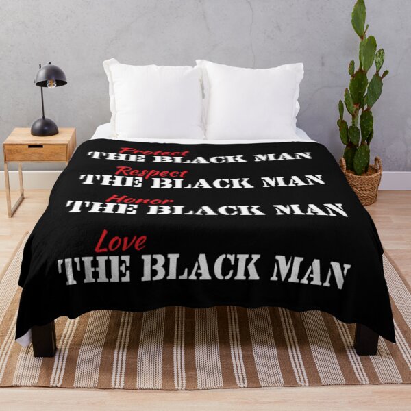 Item preview, Black Man (Wht Text) designed and sold by camboixusoo.