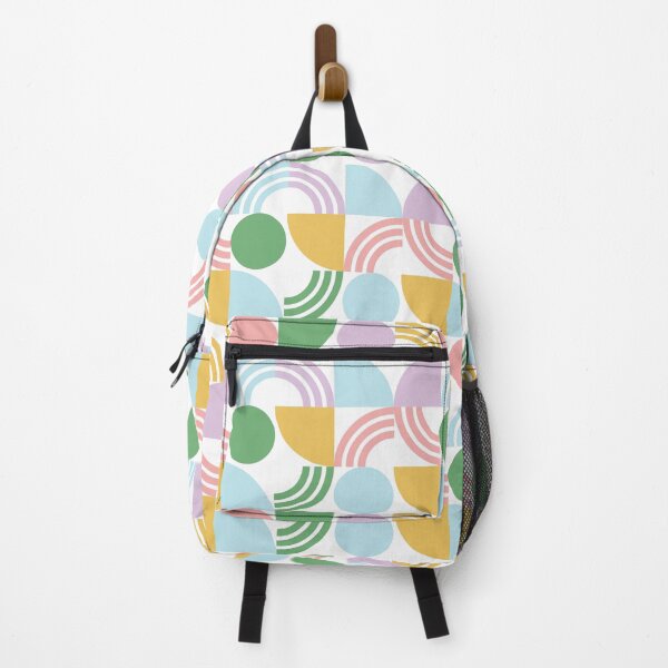 Item preview, Half Circle Abstract in Bold Pastel Colors designed and sold by greenoriginals.