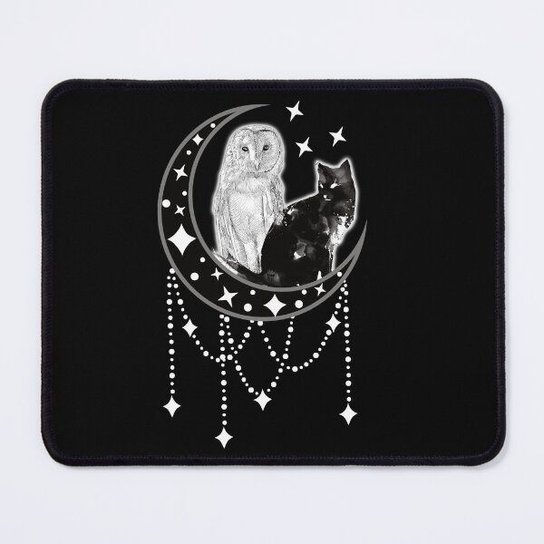 Item preview, A CAT AND AN OWL, STARRY NIGHT designed and sold by FlutteringWings.