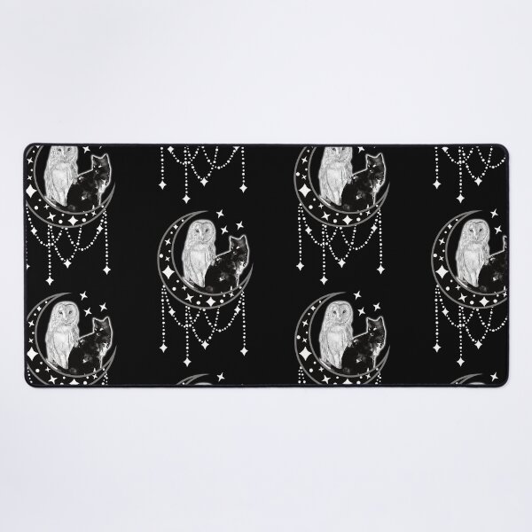 Item preview, A CAT AND AN OWL, STARRY NIGHT designed and sold by FlutteringWings.