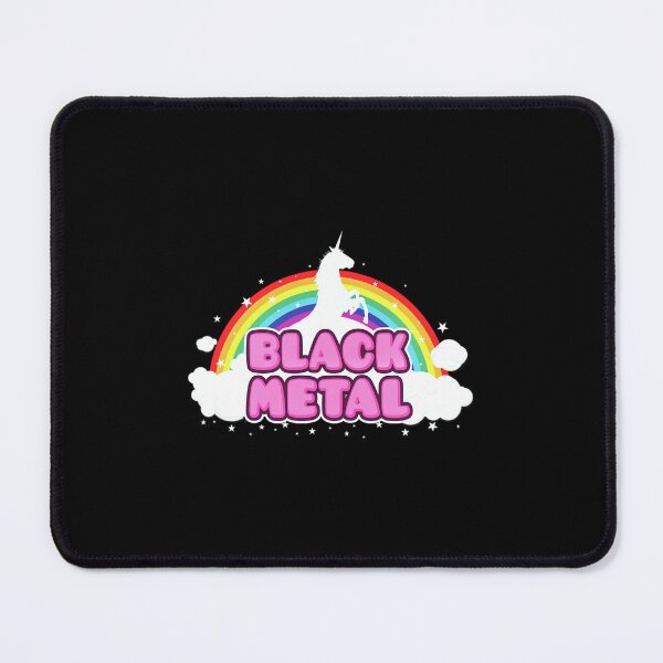 Item preview, black metal funny unicorn rainbow mosh parody design philipp rietz transparent designed and sold by camboixusoo.