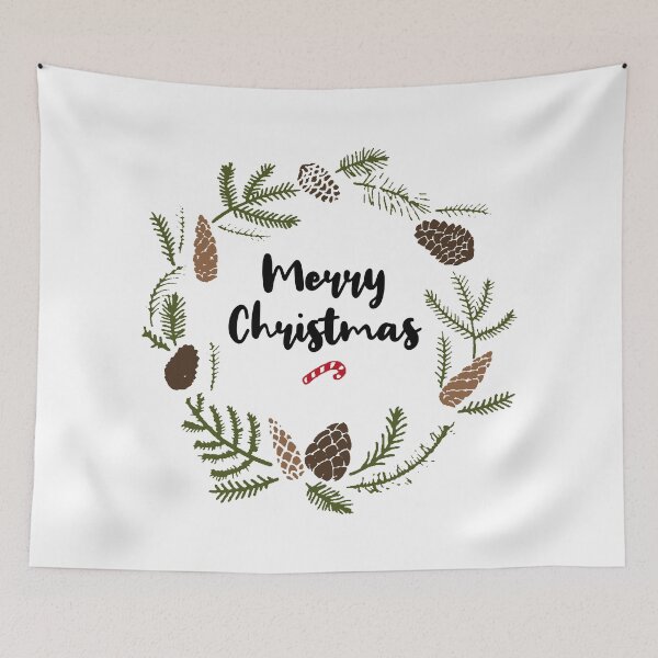 Item preview, Merry Christmas Wreath designed and sold by Douglas County Public Library.