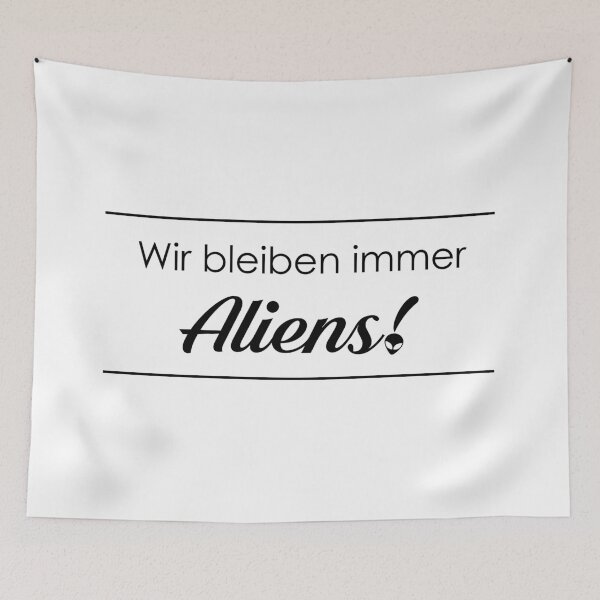 Item preview, We always stay aliens! (Black) designed and sold by eileendiaries.