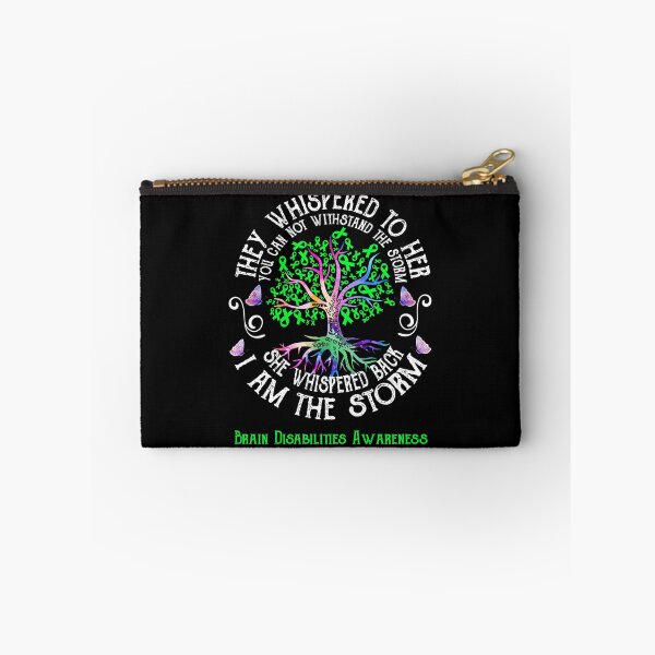 Item preview, Brain Disabilities Awareness - Brain Disabilities Warrior I Am The Storm designed and sold by RunningShop.