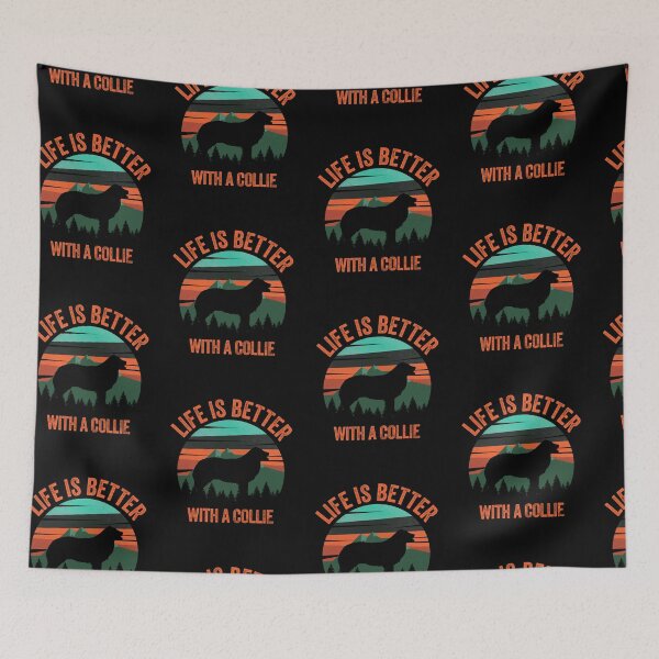 Item preview, Life Is Better With A Border Collie Vintage Dog Gift  designed and sold by Guarddogdrive.