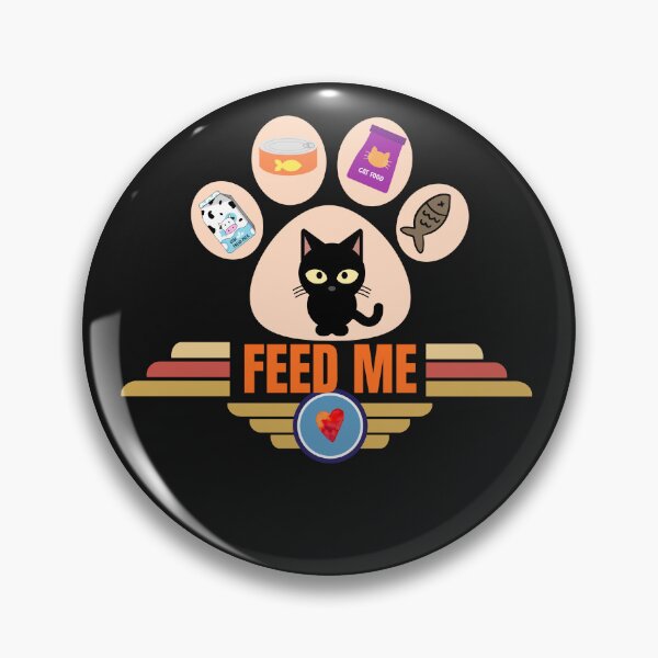 Aperçu de l'œuvre chat noir triste affamé pour les amoureux des chats créée et vendue par FunnyArtisan.