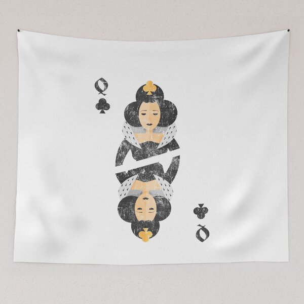Item preview, Retro Queen of Clubs Playing Card designed and sold by vladocar.