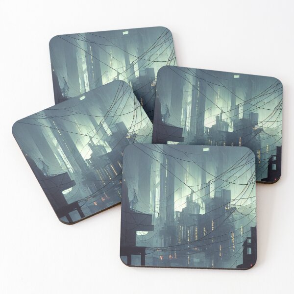 Item preview, The Grim Factory Skyline designed and sold by CartoonrBOY.