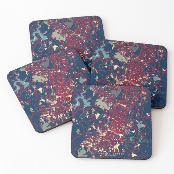 Item preview, Austin City Map of Texas, USA - Hope designed and sold by deMAP.