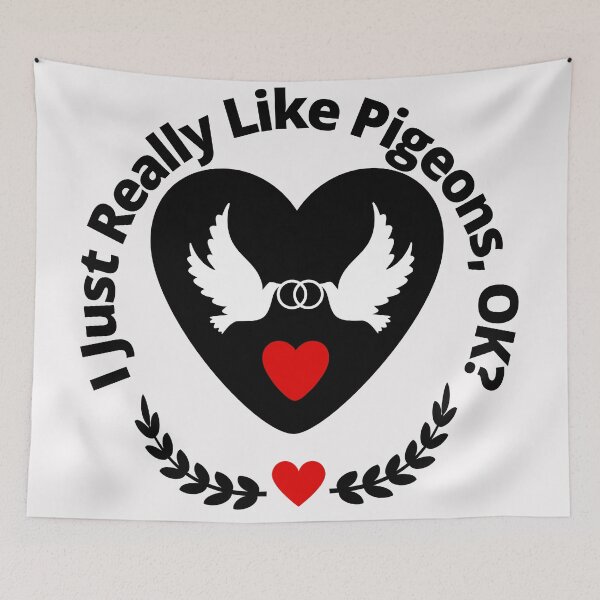 Item preview, I just really like pigeons ok designed and sold by CreacionsMeraki.