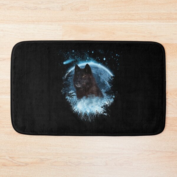 Item preview, Black Wolf Blue Moon Full Scape designed and sold by camboixusoo.