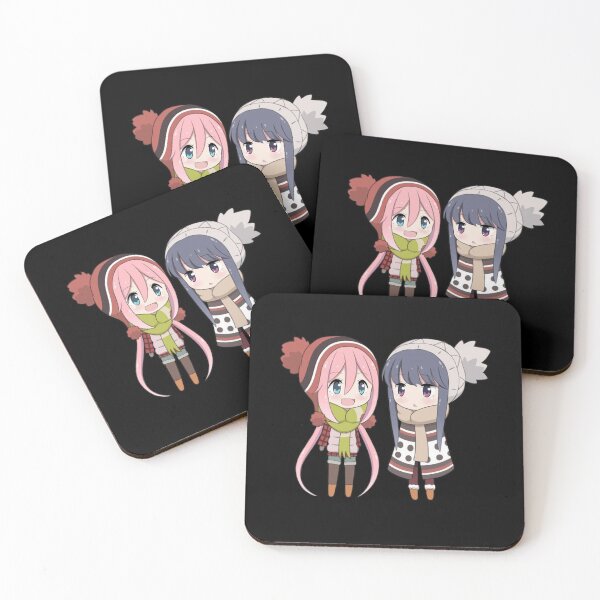 Item preview, Kagamihara Nadeshiko and Rin chima | Yuru Camp designed and sold by Yor-art.